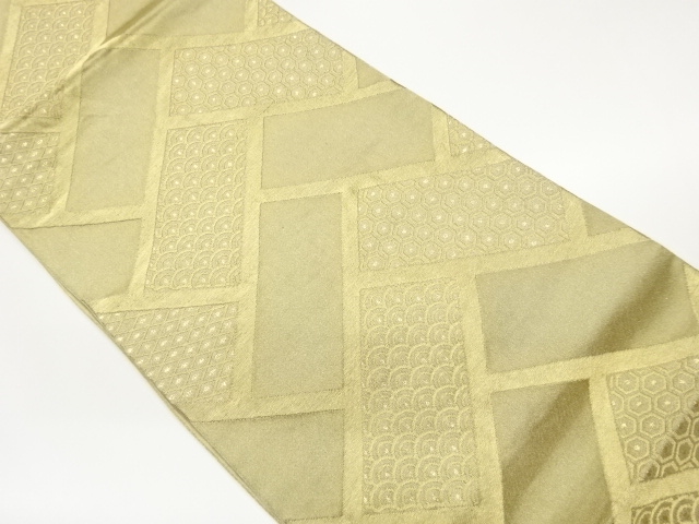 JAPANESE FUKURO OBI / WOVEN CLASSICAL PATTERN